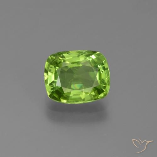 1.91ct 天然 中绿色 橄榄石, 软垫, VS