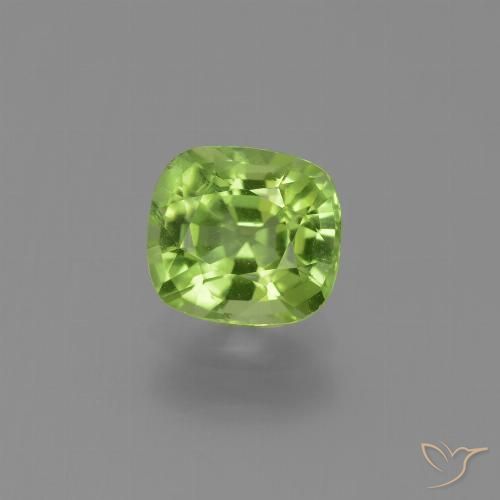 2.01ct 天然 充满活力的绿色 橄榄石, 软垫, VS