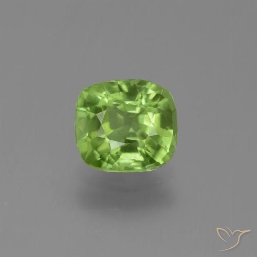 2.03ct 天然 中绿色 橄榄石, 软垫, VS-SI