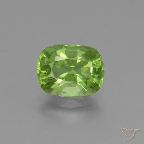 2.47ct 天然 中绿色 橄榄石, 软垫, VS