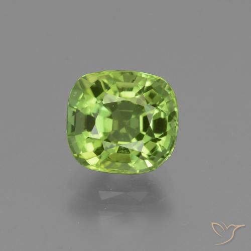 2.06ct 天然 充满活力的绿色 橄榄石, 软垫, VS