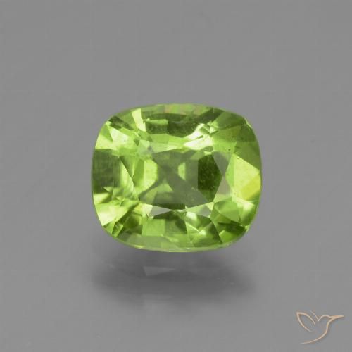1.98ct 天然 中绿色 橄榄石, 软垫, VS