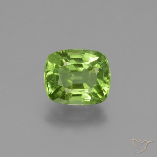 2.16ct 天然 中绿色 橄榄石, 软垫, VS