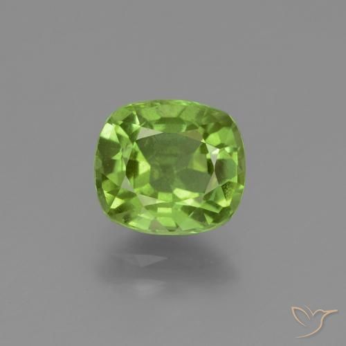 2.29ct 天然 中绿色 橄榄石, 软垫, VS