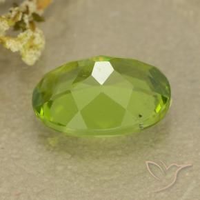 1.37克拉天然橄榄石，椭圆形，VS