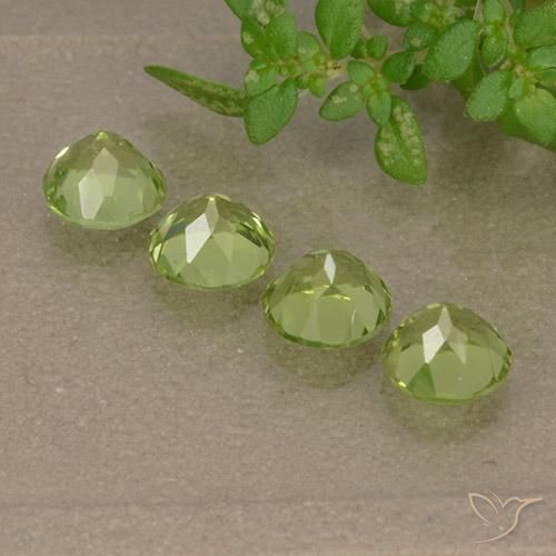 1.80克拉天然橄榄石，圆形的，VVS-VS