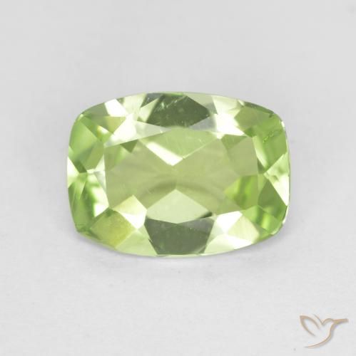 1.03ct 天然 黄绿色 橄榄石, 软垫, VS