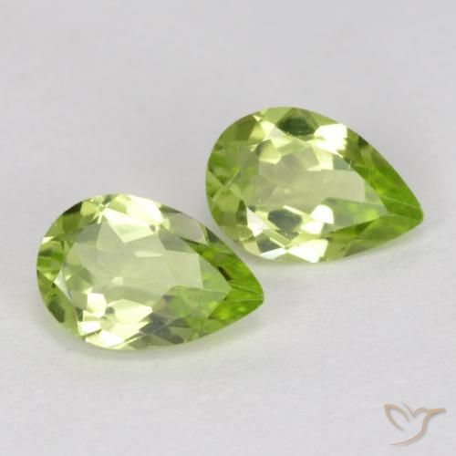 0.82克拉天然橄榄石，梨形，VVS-VS