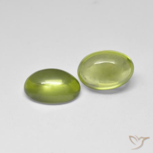 1.12克拉天然橄榄石，椭圆形，透明