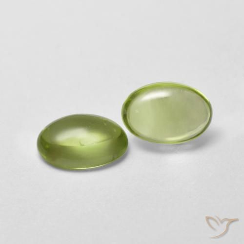 0.95克拉天然橄榄石，椭圆形，透明