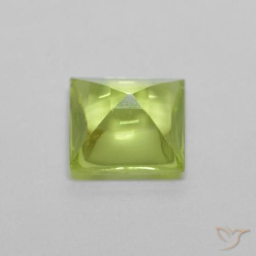 0.83克拉天然橄榄石，正方形，透明