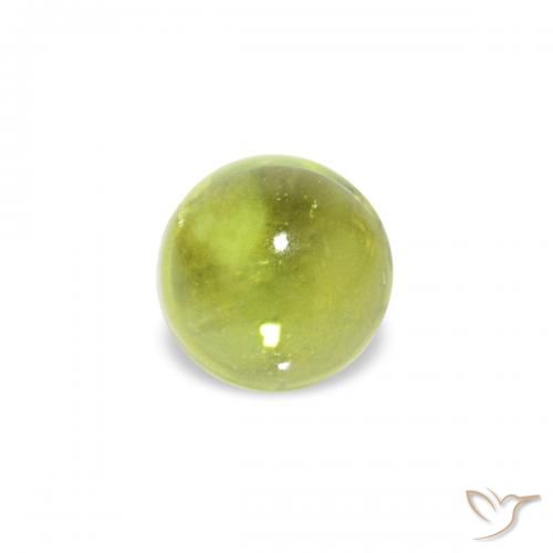 0.38ct 橄榄绿色 橄榄石 宝石, 圆形的, 透明