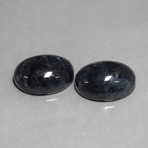 克拉天然彼得赛特，椭圆形切割，不透明