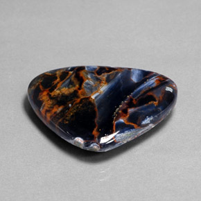20.08克拉天然多色彼得石，异形，26×20.6毫米，不透明