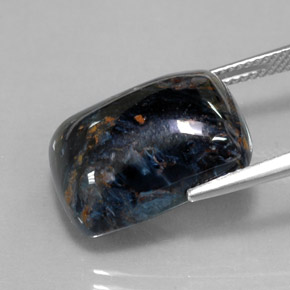 15.75克拉天然彼得赛特，垫形剪裁，不透明