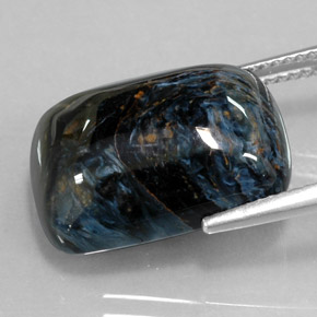 14.80克拉天然彼得赛特，垫形剪裁，不透明