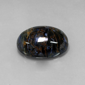 12.29克拉天然多色彼得石，椭圆形切割，18×13.1毫米，不透明
