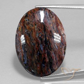 18.72ct 天然 彩色 彼得赛特, 椭圆形, 不透明