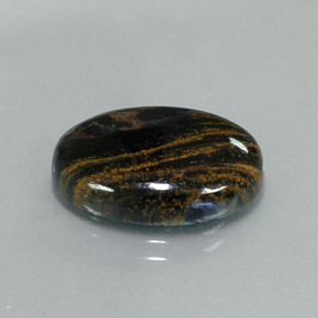 8.24克拉天然多色彼得石，椭圆形切割，18.1×13.2毫米，不透明