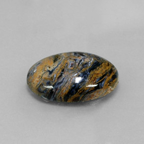 8.02克拉天然多色彼得石，椭圆形切割，17.8×13.1毫米，不透明
