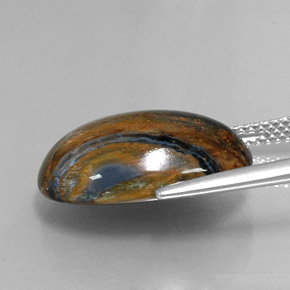 10.13克拉天然彼得赛特，椭圆形切割，不透明