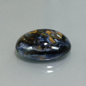 9.96克拉天然多色彼得石，椭圆形切割，17.6×13.2毫米，不透明