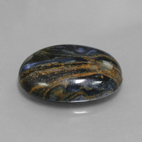 8.49克拉天然多色彼得石，椭圆形切割，18×13.2毫米，不透明