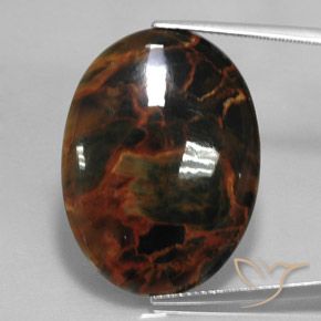 20.58ct 天然 彩色 彼得赛特, 椭圆形, 不透明