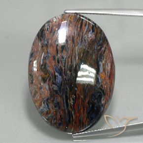 20.97ct 天然 彩色 彼得赛特, 椭圆形, 不透明