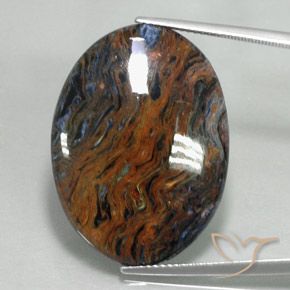 19.09ct 天然 彩色 彼得赛特, 椭圆形, 不透明