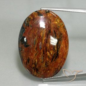 28.89ct 天然 彩色 彼得赛特, 椭圆形, 不透明