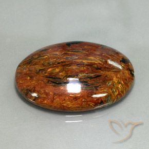 28.89克拉天然彼得赛特，椭圆形，不透明