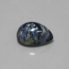 2.64克拉天然多色彼得石，梨形，10.9×8毫米，不透明