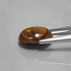 2.80克拉天然多色彼得石，椭圆形切割，10.9×8.9毫米，不透明
