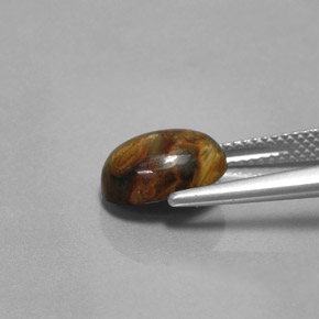 2.99克拉天然彼得赛特，椭圆形切割，不透明