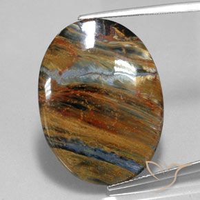 19.85ct 天然 彩色 彼得赛特, 椭圆形, 不透明