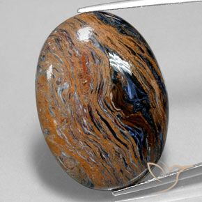 27.58ct 天然 彩色 彼得赛特, 椭圆形, 不透明