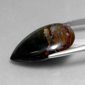 20.63克拉天然彼得赛特，梨形，不透明