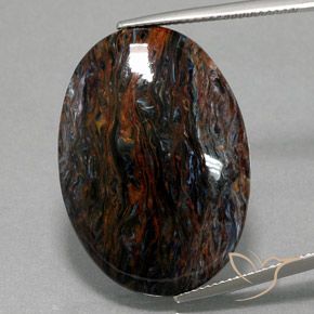 21.47ct 天然 彩色 彼得赛特, 椭圆形, 不透明