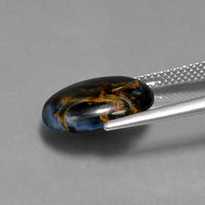 5.19克拉天然彼得赛特，椭圆形切割，不透明