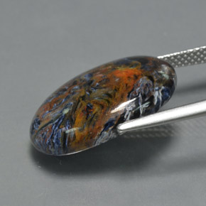 10.12克拉天然彼得赛特，椭圆形切割，不透明