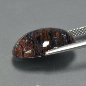 8.77克拉天然彼得赛特，椭圆形切割，不透明