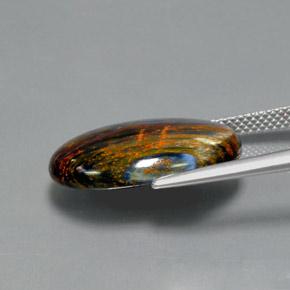 10.47克拉天然彼得赛特，椭圆形切割，不透明