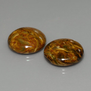 克拉天然彼得赛特，圆形切割，不透明