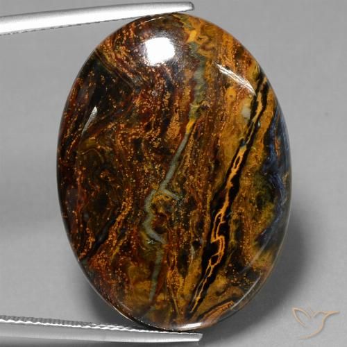 27.91ct 天然 彩色 彼得赛特, 椭圆形, 不透明