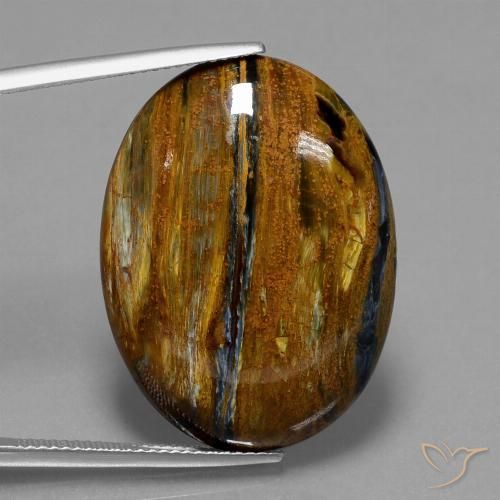 26.40ct 天然 彩色 彼得赛特, 椭圆形, 不透明