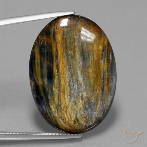 21.88ct 天然 彩色 彼得赛特, 椭圆形, 不透明