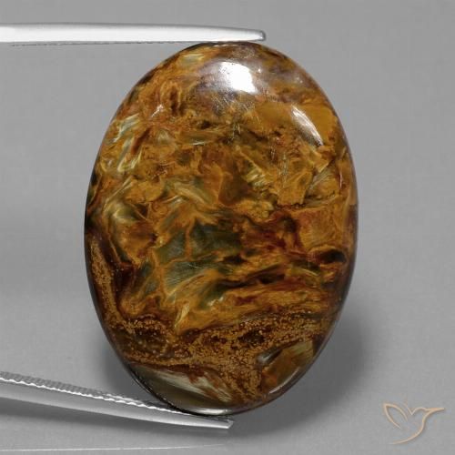 28.44ct 天然 彩色 彼得赛特, 椭圆形, 不透明
