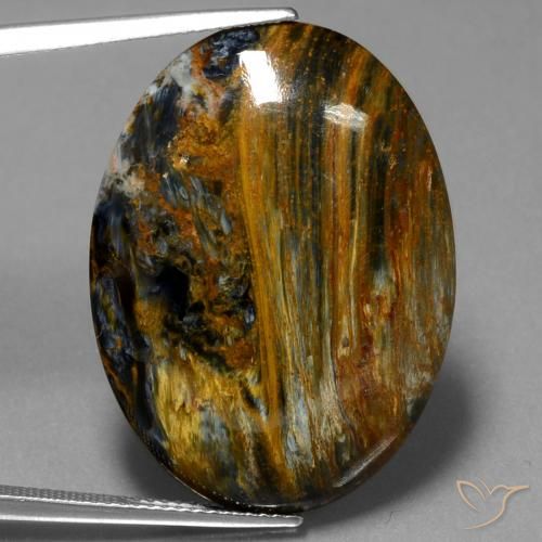 24.82ct 天然 彩色 彼得赛特, 椭圆形, 不透明