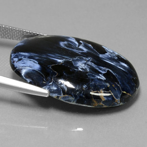 30.07克拉天然彼得赛特，椭圆形切割，不透明